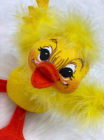 
              6" Fluffy Yellow Duck
            