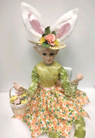 
              24" Flower Easter Bunny Sitting Elf Doll
            