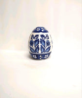 
              Blue & White Flower Egg Decor
            