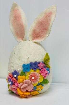 Felted Bunny Eared Easter Egg