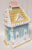 
              Light Up Pastel Easter Gingerbread House
            