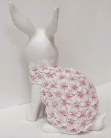 
              Pink Floral Sitting Easter Bunny
            