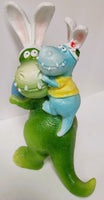 
              Easter Dinosaur Dad & Son Figurine
            