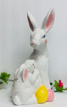 Mother Rabbit with Bunny Tabletop Decor