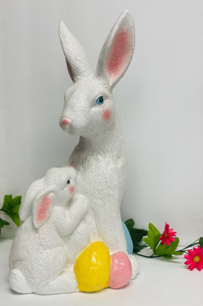 Mother Rabbit with Bunny Tabletop Decor