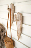 
              Carved Wooden Duck Coat Rack
            