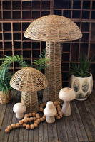 
              Woven Seagrass Mushrooms - Set of 2
            