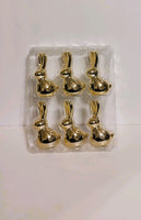 
              Gold Sitting Easter Bunnies- Set of 6
            