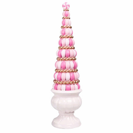 21" Pink Candy Potted Tree