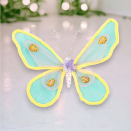 Teal Butterfly Ornament