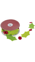 
              1.57"X15yd Christmas Holly Berry Ribbon
            