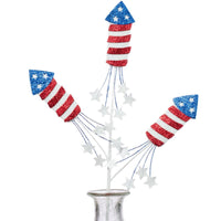 
              25" Patriotic Firecrackers & Stars Pick
            