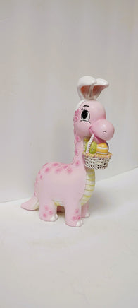 Easter Girl Dinosaur Figurine