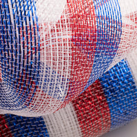 
              10" Poly Deco Mesh: Deluxe Stripe Patriotic
            