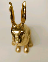 
              Gold Sitting Easter Bunny
            