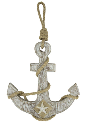 Wood & Rope Anchor Decor