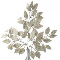 
              23" Ficus Leaf Spray: Grey
            