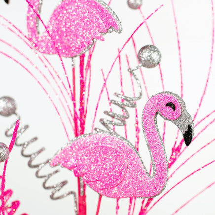 29" Glitter Flamingo Spray