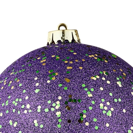 Jumbo Purple Mardi Gras Ornament