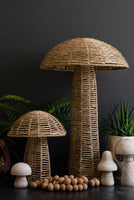 
              Woven Seagrass Mushrooms - Set of 2
            