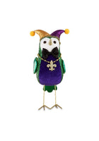 
              Large Mardi Gras Fabric Bird with Bow Tie
            