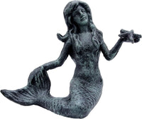 
              Cast Iron Mermaid With Starfish
            