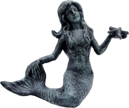 Cast Iron Mermaid With Starfish