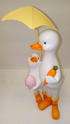 Easter Ducks with Umbrella