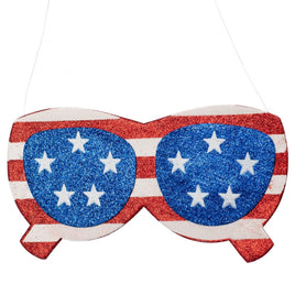 10" Patriotic Sunglasses Ornament