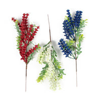 
              15" Heather with Boxwood Bundle: Red, White, Blue
            