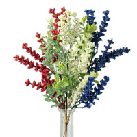 
              15" Heather with Boxwood Bundle: Red, White, Blue
            