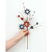 
              20" Fourth of July Wooden Cutout Star Pick
            