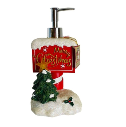 Light Up "MERRY CHRISTMAS" Pump Soap/Lotion Dispenser