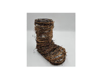 
              Wicker Santa Boot Decor
            