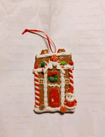 
              Candy Gingerbread House Ornaments
            