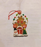 
              Candy Gingerbread House Ornaments
            