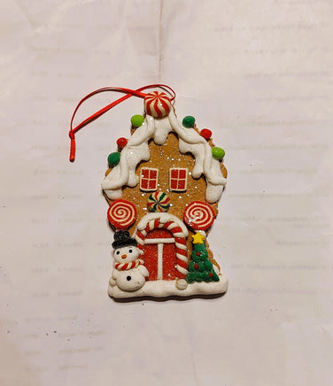 Candy Gingerbread House Ornaments