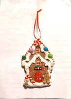 
              Candy Gingerbread House Ornaments
            