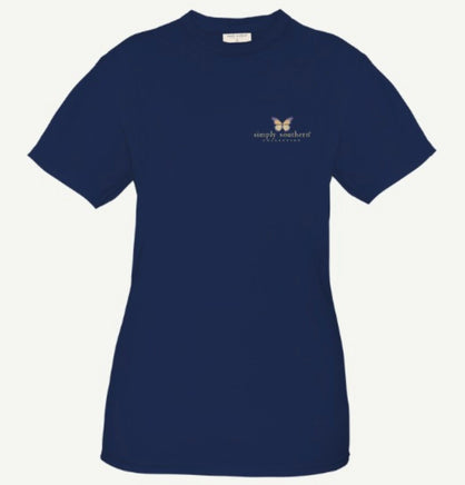 Simply Southern Navy-Blue T-Shirt