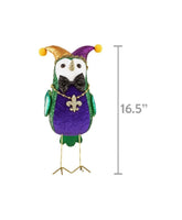 
              Large Mardi Gras Fabric Bird with Bow Tie
            