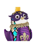 
              Large Mardi Gras Fabric Bird with Mask
            