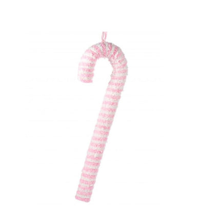 20" Snowy Peppermint Candy Cane Large Ornament