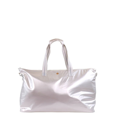 White Duffle Bag By Simply Southern