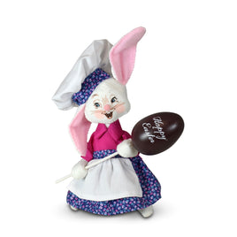 6" Bunny Chef with Egg Lollipop