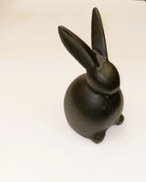 
              Black Ceramic Easter Bunny Figurine
            