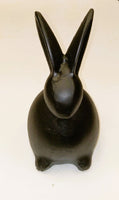 
              Black Ceramic Easter Bunny Figurine
            