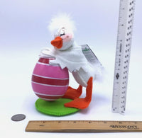 
              6" White Duck with Easter Egg
            