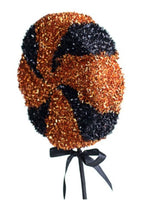 
              22" Tinsel Lollipop Pick: Black & Orange
            