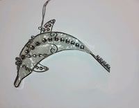 
              Pearlescent & Rhinestone Dolphin Ornament
            