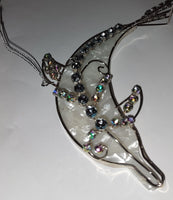 
              Pearlescent & Rhinestone Dolphin Ornament
            